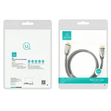 USAMS U75 DP-DP kábel 1.4 HD 2m fekete 8K HD (US-SJ532)