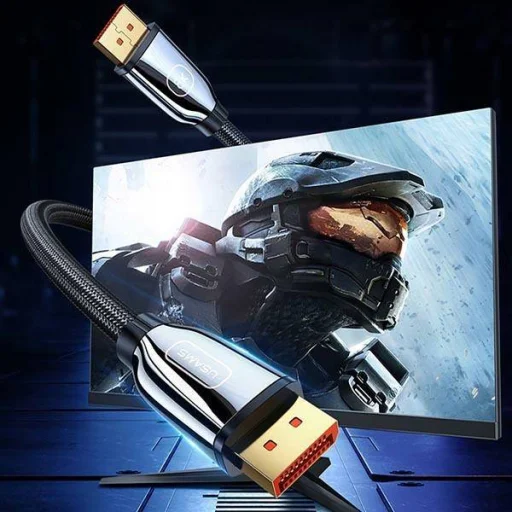 USAMS U75 DP-DP kábel 1.4 HD 2m fekete 8K HD (US-SJ532) - 3