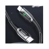 USAMS USB-C - Lightning kábel Smart Power-off 20 W PD 1,2 m fekete (US-SJ518) thumbnail