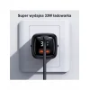 USAMS T46 hálózati töltő adapter 1xUSB-C + 1xUSB 33W PD3.0 + QC3.0 Gyorstöltés fehér (US-CC152) thumbnail