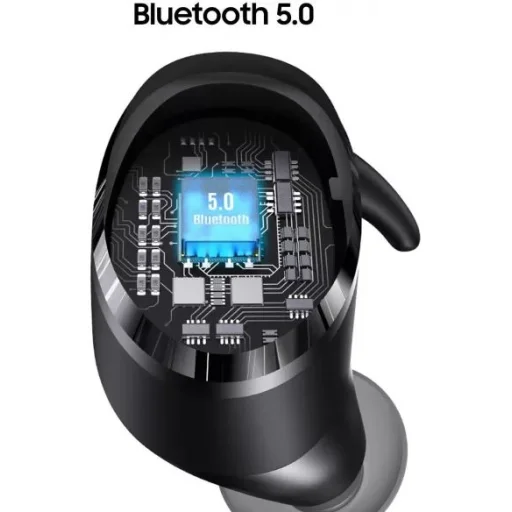 USAMS TWS LX Bluetooth 5.0 vezeték nélküli fülhallgató, mikrofon fekete (BHULX01) - 2