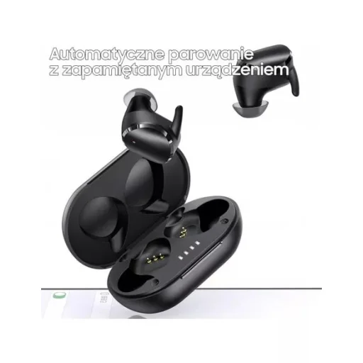 USAMS TWS LX Bluetooth 5.0 vezeték nélküli fülhallgató, mikrofon fekete (BHULX01) - 3