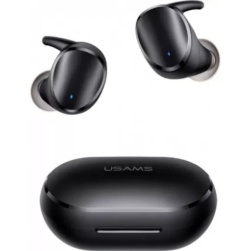 USAMS TWS LX Bluetooth 5.0 vezeték nélküli fülhallgató, mikrofon fekete (BHULX01) - 1