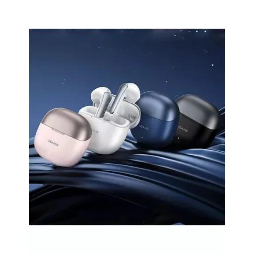 USAMS TWS XH Bluetooth 5.1 vezeték nélküli fülhallgató, mikrofon kék (BHUXH03) - 2