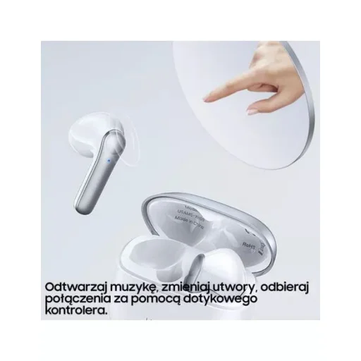 USAMS TWS XH Bluetooth 5.1 vezeték nélküli fülhallgató, mikrofon kék (BHUXH03) - 4