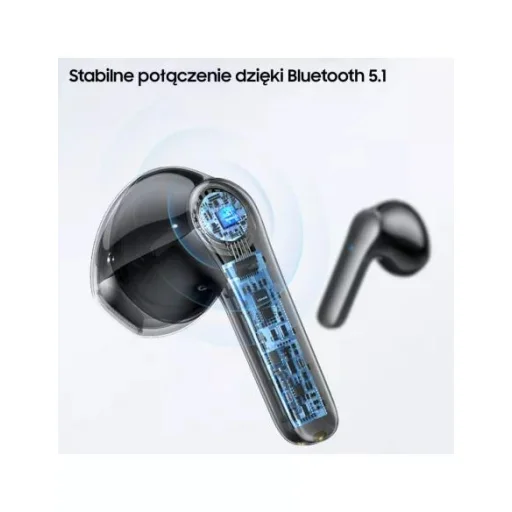 USAMS TWS XH Bluetooth 5.1 vezeték nélküli fülhallgató, mikrofon kék (BHUXH03) - 9