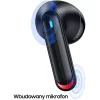 USAMS TWS NX10 Bluetooth 5.2 vezeték nélküli fejhallgató, mikrofon fekete (BHUNX01) thumbnail