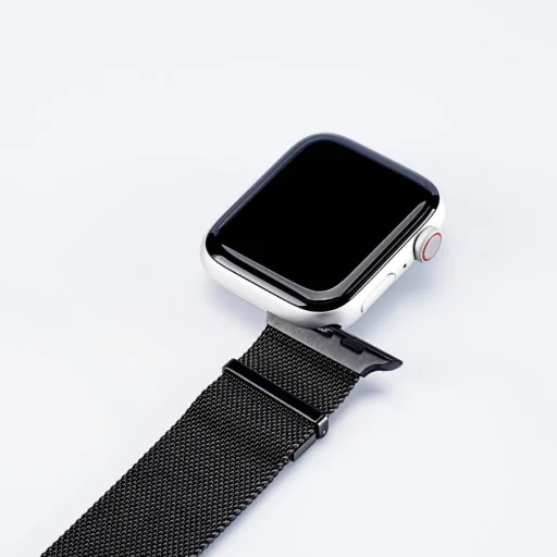 Apple Watch 7 Band 4/5/6/7/8/SE (38 / 40 / 41 mm) Dux Ducis Magnetic óraszíj fekete - 4