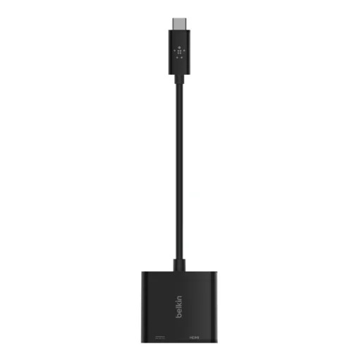 Belkin USB-C - HDMI + töltőadapter (60W PD) (AVC002btBK) fekete - 7