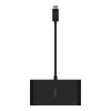 Belkin USB-C Multimédia adapter, HUB elosztó (ETHERNET - HDMI - VGA - USB-A) (AVC005BTBK) fekete - 4