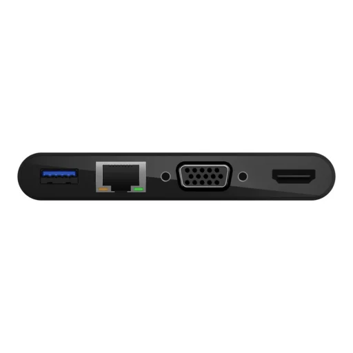 Belkin USB-C Multimédia adapter, HUB elosztó (ETHERNET - HDMI - VGA - USB-A) (AVC005BTBK) fekete - 6