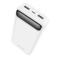 Borofone Freeway BJ14A Powerbank 20000 mAh 2xUSB fehér
