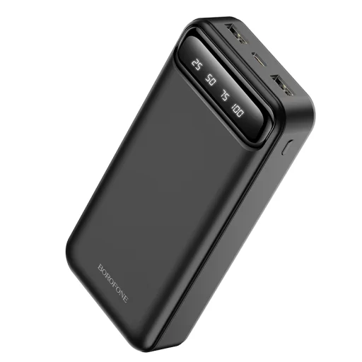 Borofone 20000mAh Freeway BJ14A Powerbank 2xUSB fekete - 1
