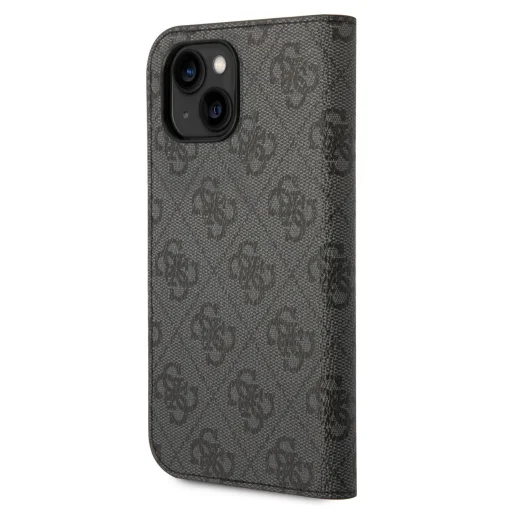 iPhone 14 Guess PC / TPU 4G Metal Camera Outline fliptok fekete (GUBKP14SHG4SHK) - 6