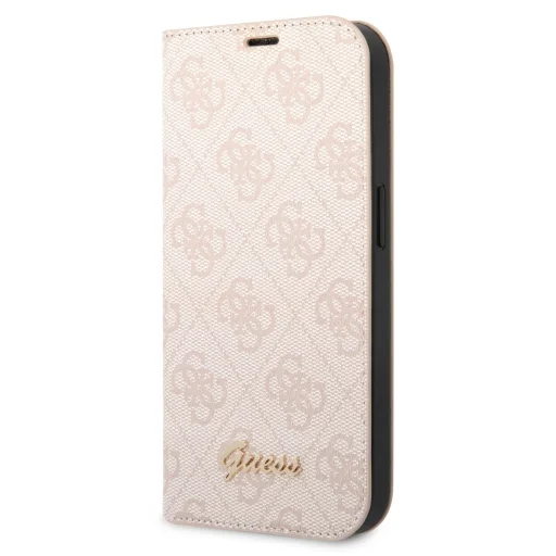 iPhone 14 Pro Guess PC / TPU 4G Metal Camera Outline fliptok rózsaszín (GUBKP14LHG4SHP) - 1