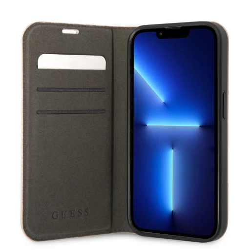 iPhone 14 Pro Guess PC / TPU 4G Metal Camera Outline fliptok rózsaszín (GUBKP14LHG4SHP) - 5