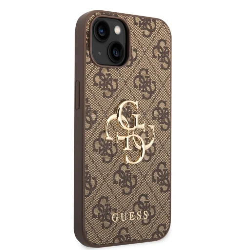 iPhone 14 Guess PU 4G Metal Logo tok barna (GUHCP14S4GMGBR) - 4