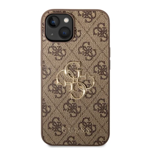 iPhone 14 Guess PU 4G Metal Logo tok barna (GUHCP14S4GMGBR) - 5