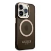 iPhone 14 Pro Guess Translucent MagSafe kompatibilis tok fekete (GUHMP14LHTCMK) thumbnail