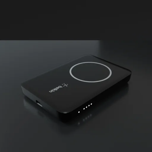 Belkin Boost Charge (2500 mAh) mágneses, MagSafe-kompatibilis vezeték nélküli töltő, Powerbank (BPD002btBK) fekete - 9