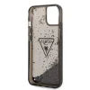 iPhone 14 Plus Guess PC/TPU Liquid Glitter Triangle Logo tok fekete (GUHCP14MLFCTPK) thumbnail