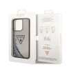 iPhone 14 Pro Max Guess PC/TPU Liquid Glitter Triangle Logo tok fekete (GUHCP14XLFCTPK) - 1