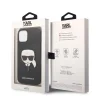 iPhone 14 Plus Karl Lagerfeld PU Saffiano Karl Head tok fekete (KLHCP14MSAPKHK) thumbnail
