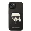 iPhone 14 Plus Karl Lagerfeld PU Saffiano Karl Head tok fekete (KLHCP14MSAPKHK) thumbnail