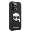 iPhone 14 Pro Karl Lagerfeld PU Saffiano Karl Head tok fekete (KLHCP14LSAPKHK) thumbnail