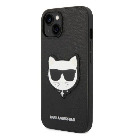 iPhone 14 Plus Karl Lagerfeld PU Saffiano Choupette Head tok fekete (KLHCP14MSAPCHK) - 5