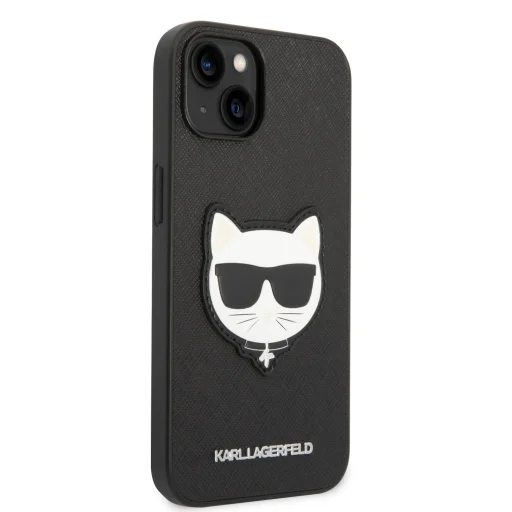 iPhone 14 Plus Karl Lagerfeld PU Saffiano Choupette Head tok fekete (KLHCP14MSAPCHK) - 6