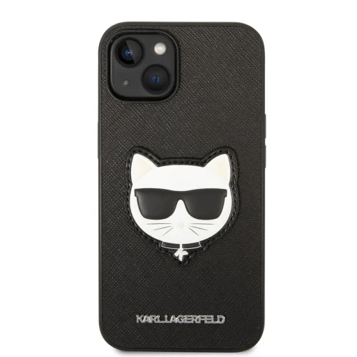 iPhone 14 Plus Karl Lagerfeld PU Saffiano Choupette Head tok fekete (KLHCP14MSAPCHK) - 2