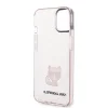 iPhone 14 Plus Karl Lagerfeld Choupette Logo tok rózsaszín (KLHCP14MCTTRI) thumbnail