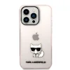iPhone 14 Pro Karl Lagerfeld Choupette Logo tok rózsaszín (KLHCP14LCTTRI) - 6