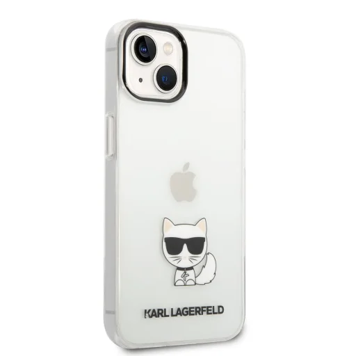 iPhone 14 Plus Karl Lagerfeld Choupette Logo tok átlátszó (KLHCP14MCTTR) - 4