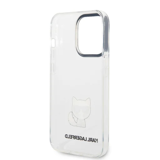 iPhone 14 Pro Max Karl Lagerfeld Choupette Logo tok átlátszó (KLHCP14XCTTR) - 2