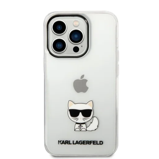 iPhone 14 Pro Max Karl Lagerfeld Choupette Logo tok átlátszó (KLHCP14XCTTR) - 4