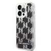 iPhone 14 Pro Karl Lagerfeld Monogram Liquid Glitter tok fekete (KLHCP14LLMNMK) thumbnail