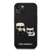 iPhone 14 Karl Lagerfeld Karl és Choupette 3D tok fekete (KLHCP14S3DRKCK) thumbnail