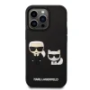 iPhone 14 Pro Karl Lagerfeld Karl és Choupette 3D tok fekete (KLHCP14L3DRKCK) thumbnail