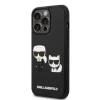 iPhone 14 Pro Karl Lagerfeld Karl és Choupette 3D tok fekete (KLHCP14L3DRKCK) thumbnail