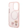 iPhone 14 Pro Max Karl Lagerfeld Karl és Choupette MagSafe kompatibilis tok rózsaszín (KLHMP14XHKCP) - 3