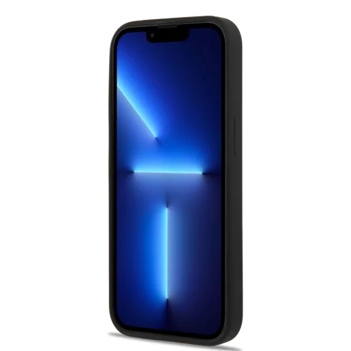 iPhone 14 Plus Karl Lagerfeld Liquid Silicone Karl és Choupette MagSafe kompatibilis tok fekete (KLHMP14MSSKCK) - 2