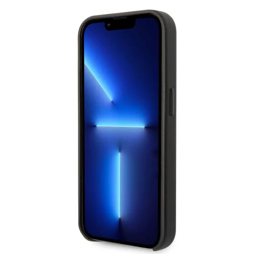 iPhone 14 Pro Max Karl Lagerfeld PU Leather Perforated Logo tok fekete (KLHCP14XFWHK) - 6