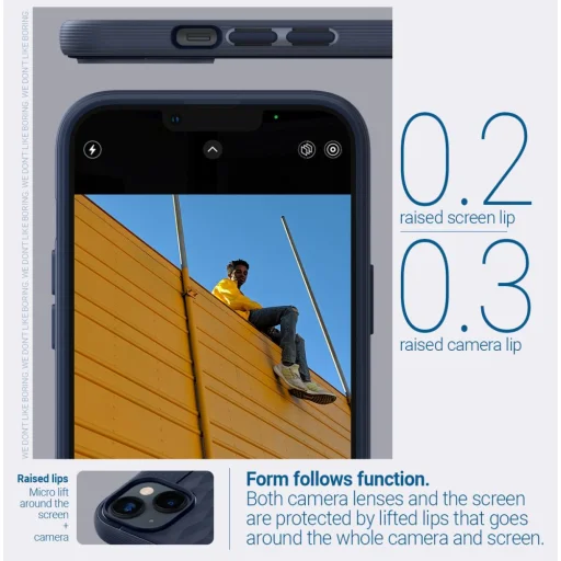 iPhone 14 Plus Caseology Parallax Mag Magsafe kompatibilis tok éjkék - 6