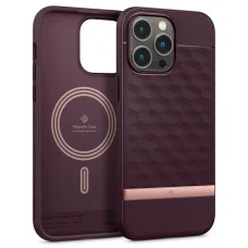 iPhone 14 Pro Max Caseology Parallax Mag Magsafe kompatibilis tok Burgundy