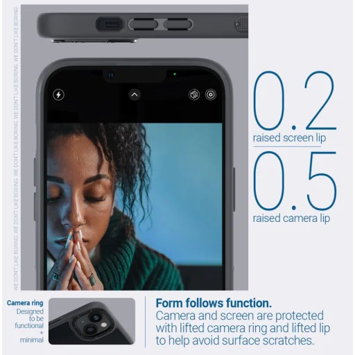 iPhone 14 Plus Caseology Skyfall tok matt fekete - 9