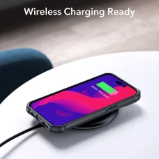  iPhone 14 Pro frosted fekete ESR Air Armor tok