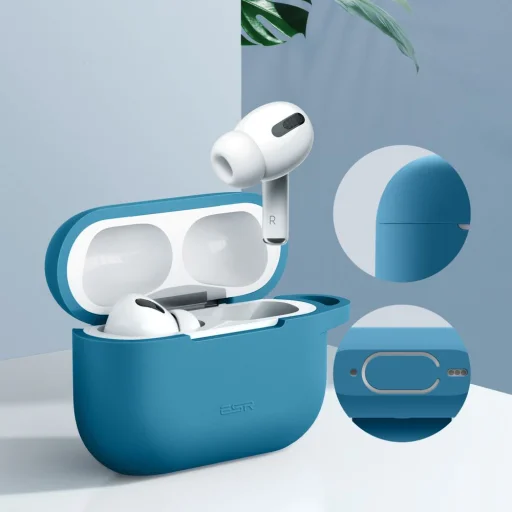 Apple Airpods Pro 1/2 ESR Bounce tok karabinerrel kék - 3
