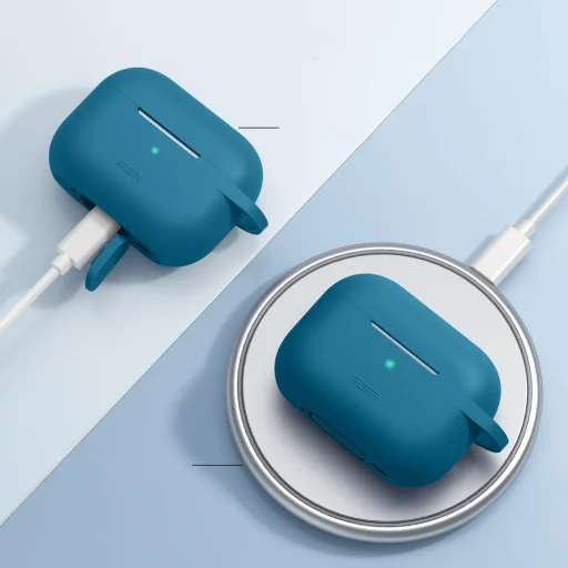 Apple Airpods Pro 1/2 ESR Bounce tok karabinerrel kék - 4